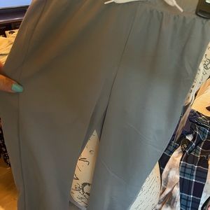 Rb3 brand light gray jogging pants elastic waist and leg